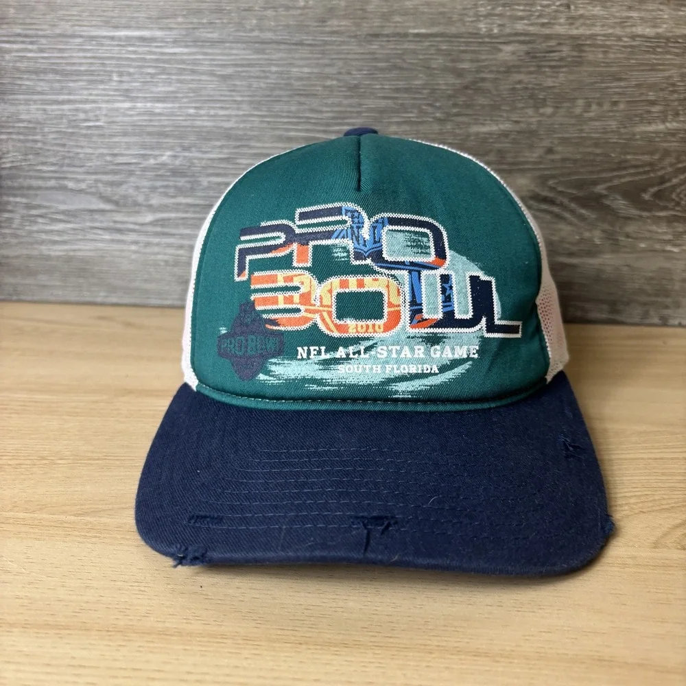 NFL Pro Bowl Hat Cap Snap Back Trucker Mesh NFL Football Reebok